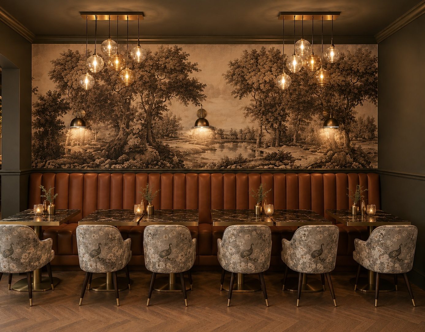 The Fern & Ivy dining room
